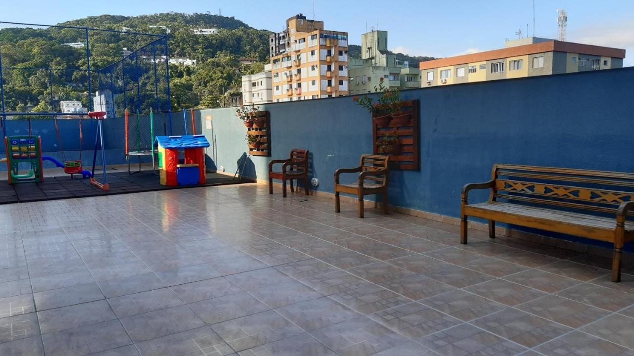 Edifício cm Piscina, Churrasqueira e 1 Vaga de Garagem Guarujá Exterior foto