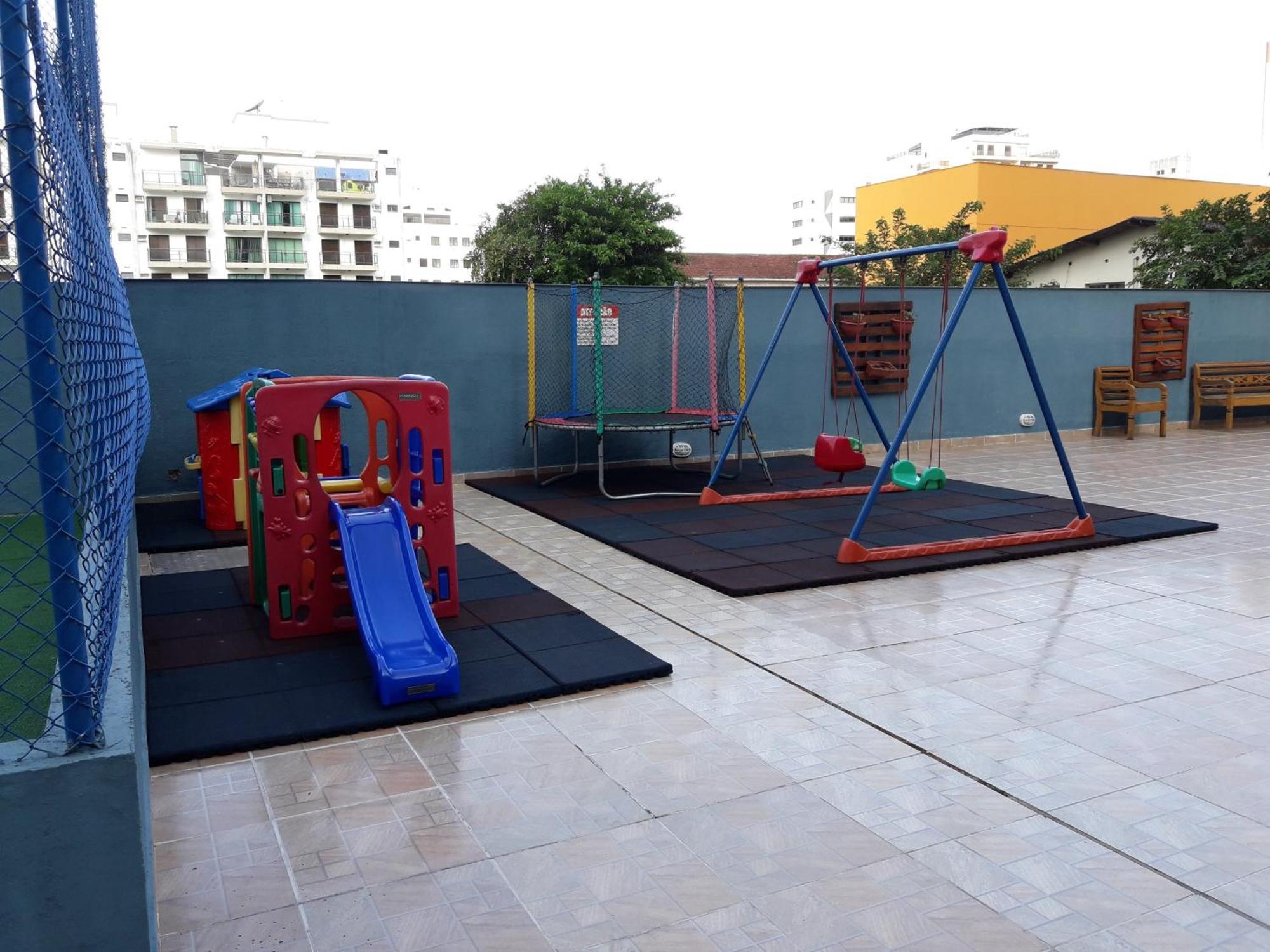 Edifício cm Piscina, Churrasqueira e 1 Vaga de Garagem Guarujá Exterior foto