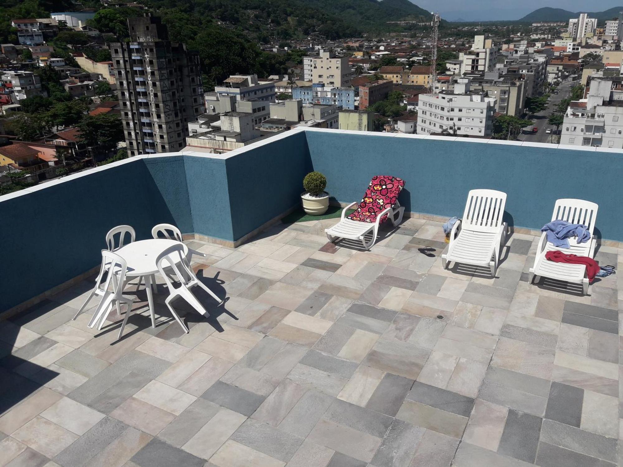 Apartamento Edifício cm Piscina, Churrasqueira e 1 Vaga de Garagem Guarujá Exterior foto